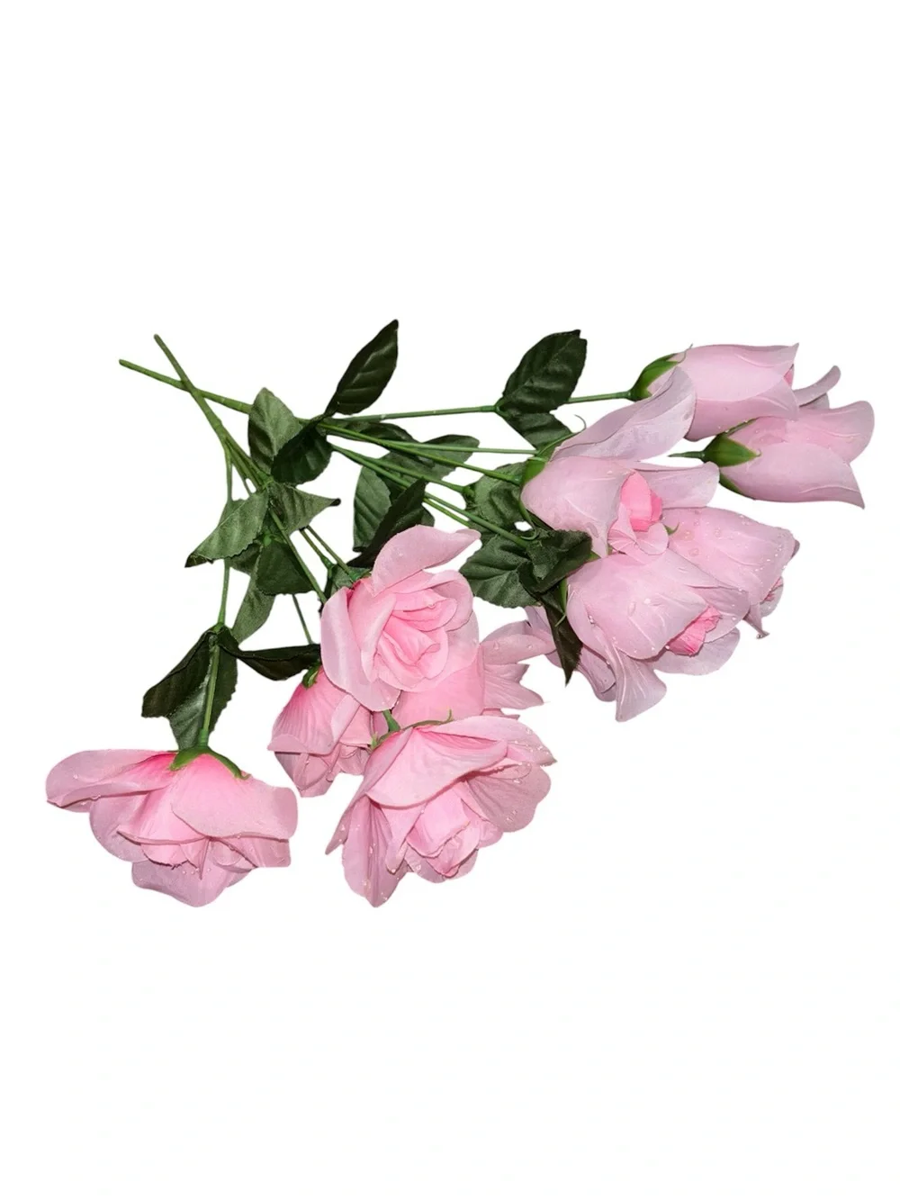 fake pink raindrop roses